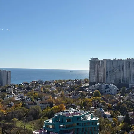 аркадия, шикарный вид из стильной квартиры Apartamento Odesa