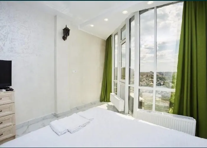 аркадия, шикарный вид из стильной квартиры Apartamento *